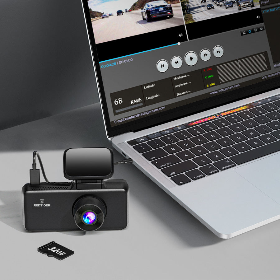 Redtiger 32GB/64GB/128GB/256GB SD-Karte für Dashcam Klasse 10 U3