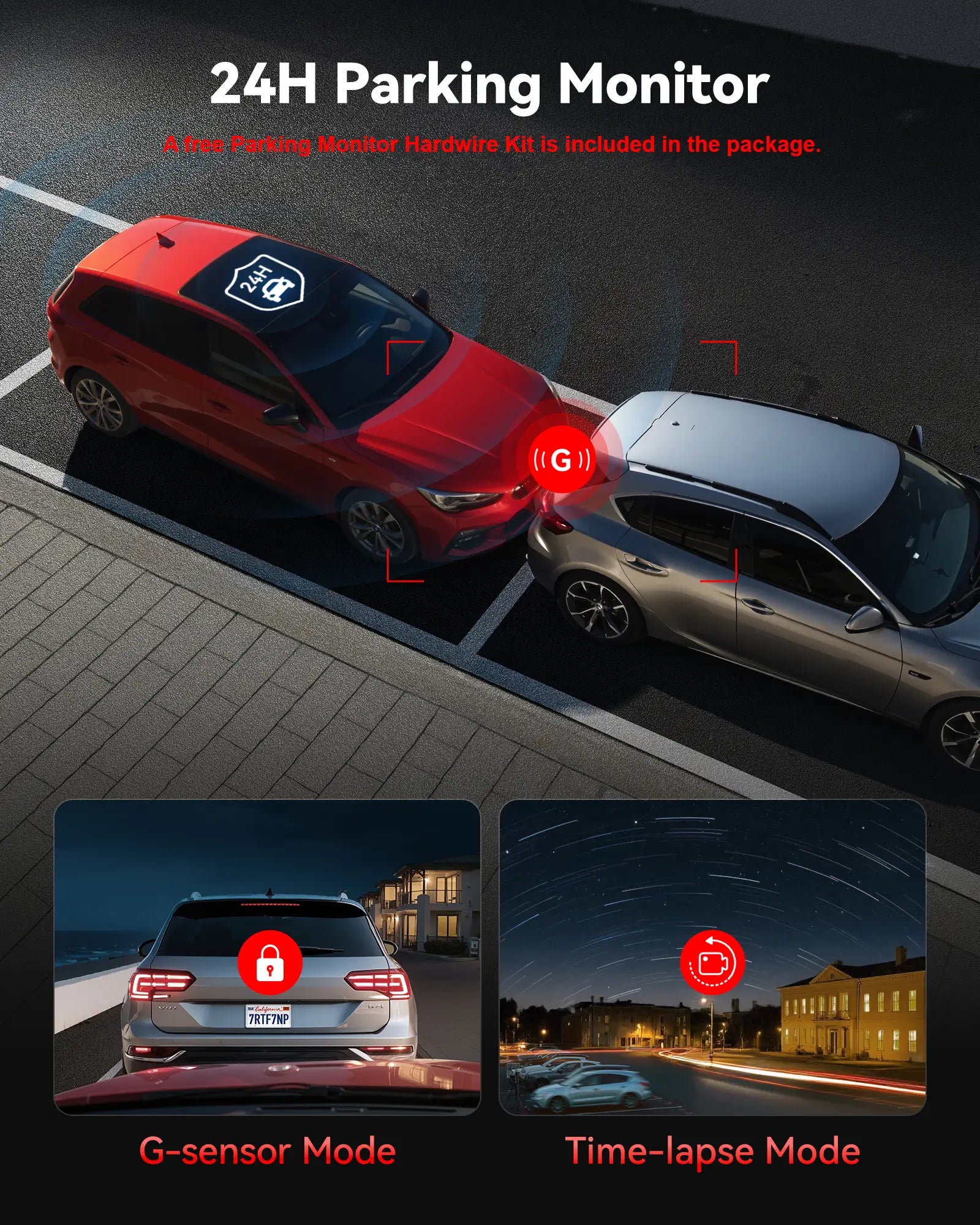 Redtiger F7NP 4K Front Rear Dash Cam