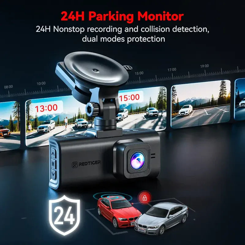 Redtiger F7NT Touch Screen 4K Dual Dash Cam