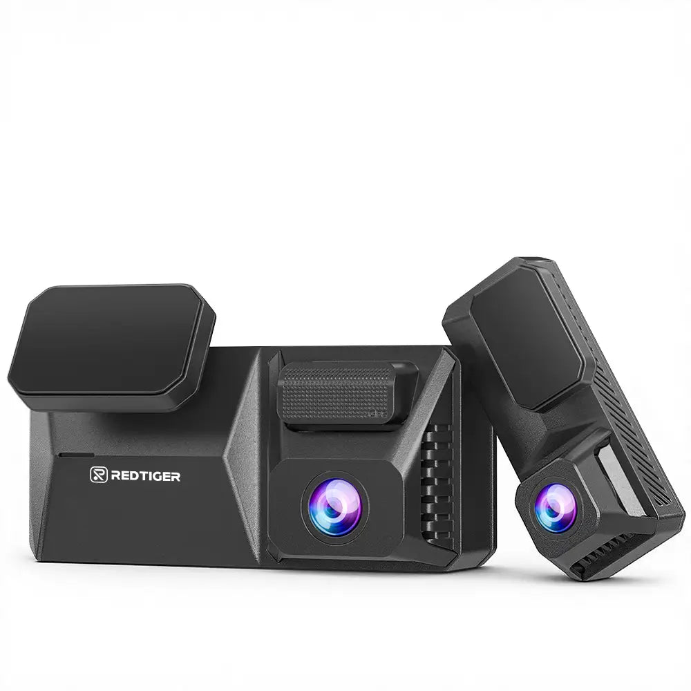 F77 STARVIS 2 4K+4K Double IMX678 Contrôle Vocal WIFI Haute Vitesse 5.8GHz Dash Cam