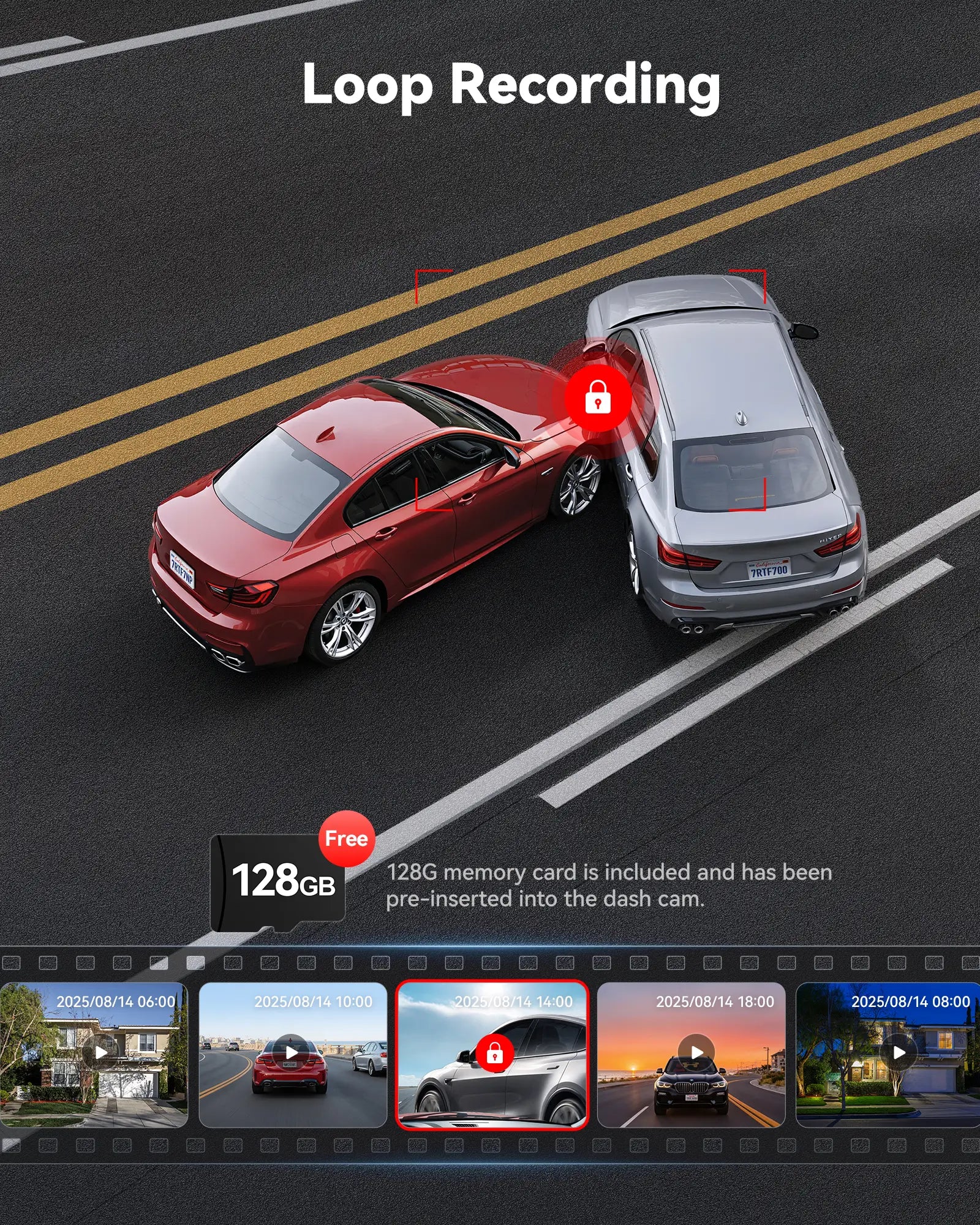 Redtiger F7NP 4K Front Rear Dash Cam