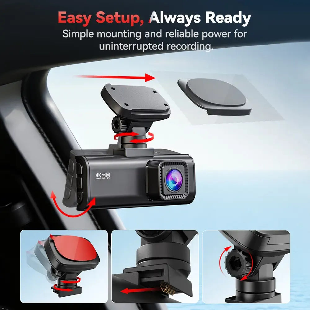 Redtiger F7N 4K Dual Dash Cam