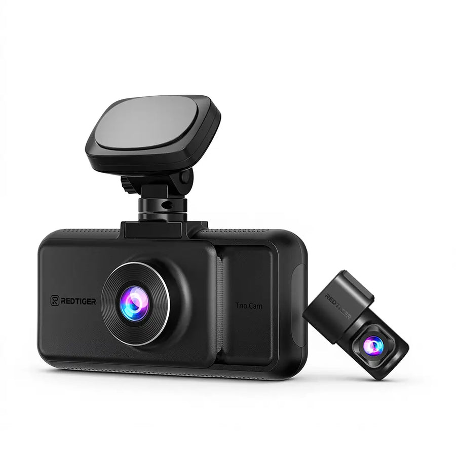 Redtiger A6 4K 3-Channel Dash Cam 5.8Ghz Wifi Voice Control Dash Cam
