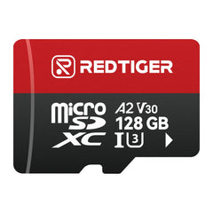 Carte SD Redtiger 32 Go/64 Go/128 Go/256 Go pour caméra de tableau de bord Classe 10 U3