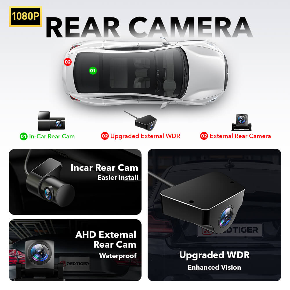 Redtiger F7N Series & F17 4K Dash Cam Hot Sales REDTIGER Dash Cam   