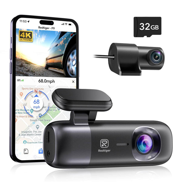 Redtiger F9 4K Dual Mini Dash Cam Hot Sales REDTIGER Dash Cam   